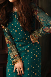 3-PC Unsititched Embroidered Dyed Chiffon Dastan E Jashan By Charizma | DJW5-12